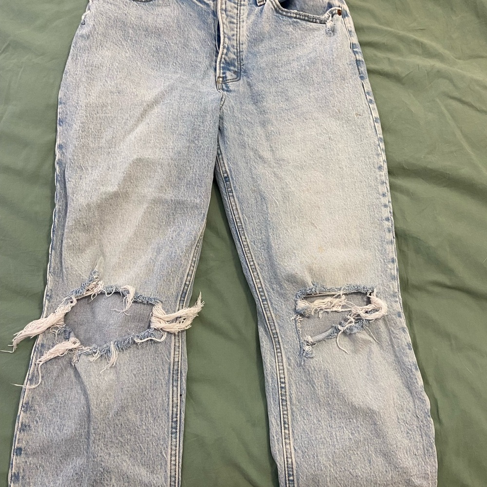 Abercrombie “the dad high rise” jeans